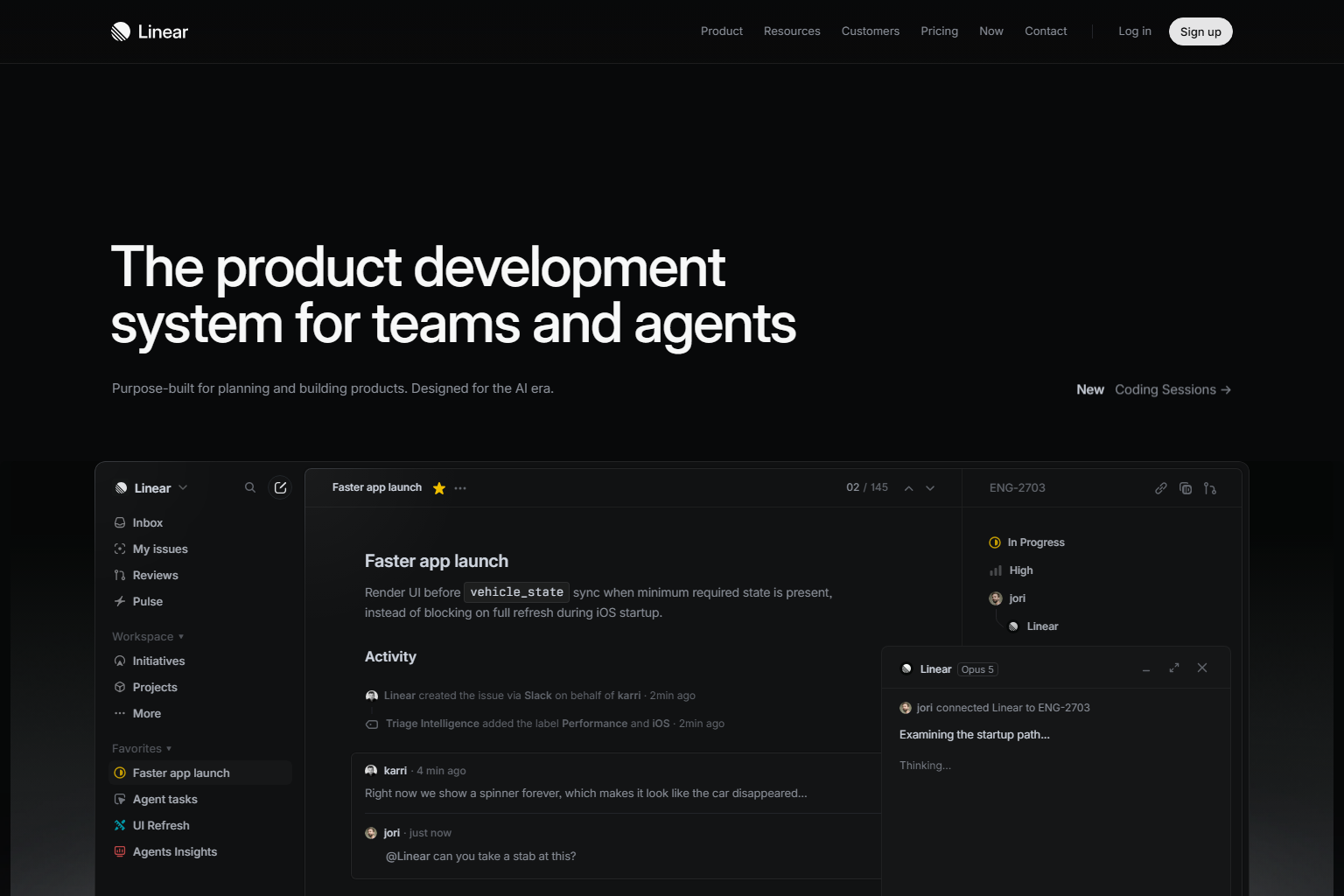 Linear — Homepage